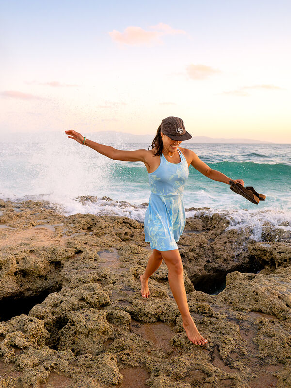 Built-in Bra Dress with Pockets: Surefire