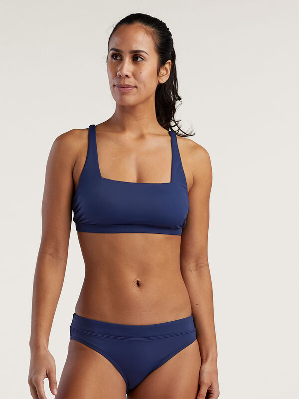 Square Neck Adjustable Bikini Top: Hana