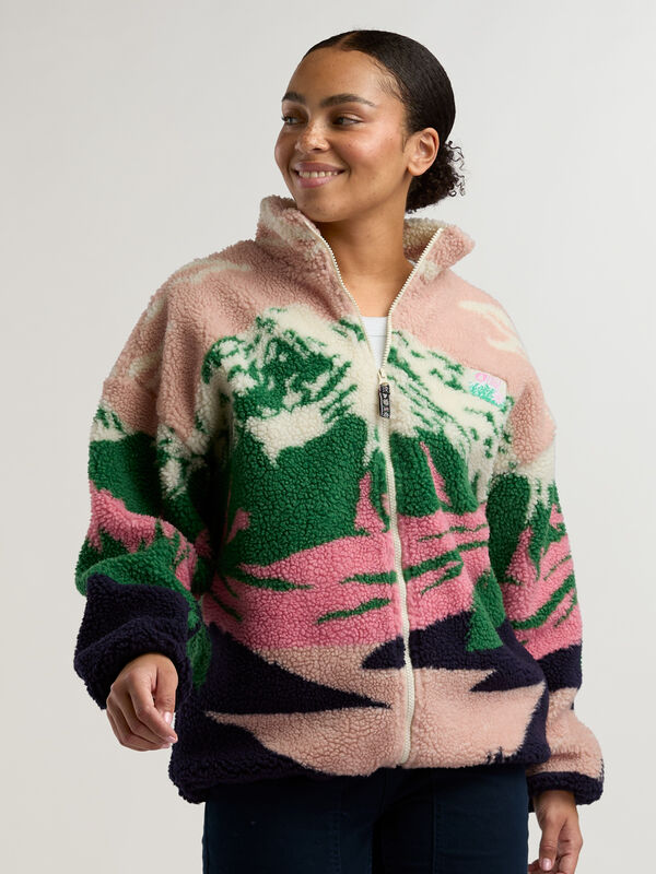 Women's Sherpa Fleece Jacket: Gypsi