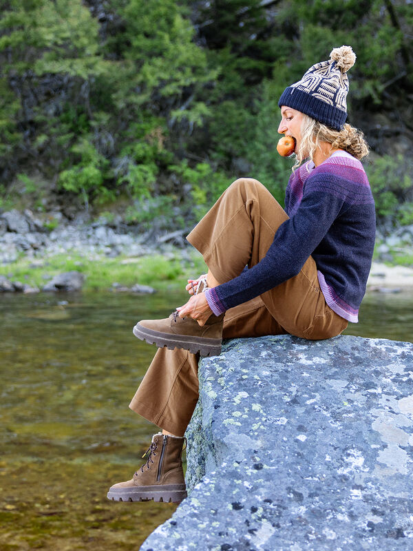 Women's Wool Ski Sweater: Por Vida