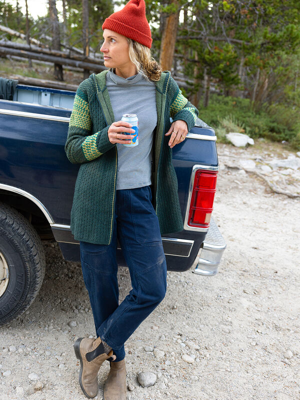 Full-Zip Cardigan Sweater: Mover Maker