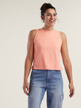Women's Cotton Blend Tank: Jett Cropped Tank