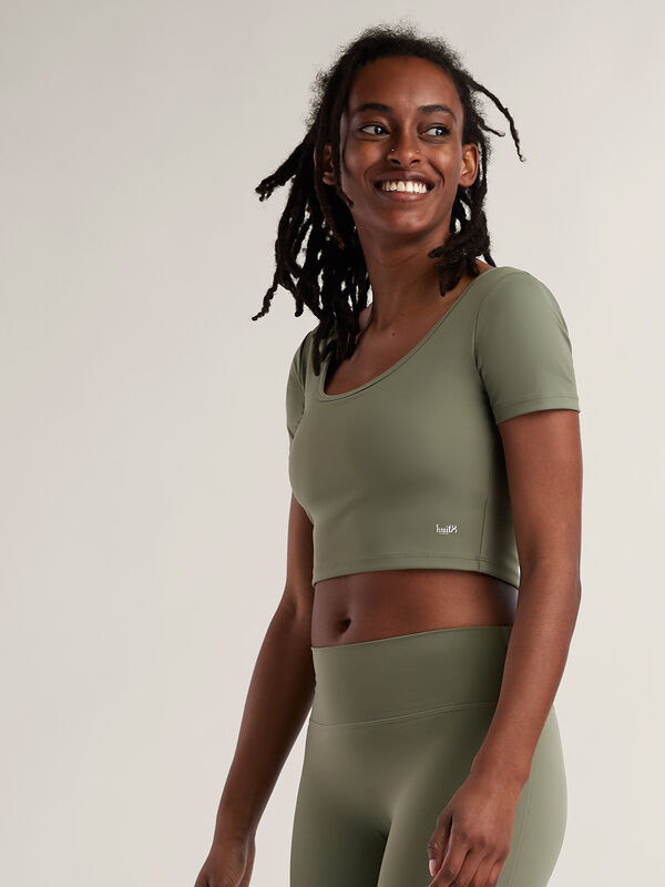 Women's Workout Cropped Bra Top: Bien Être