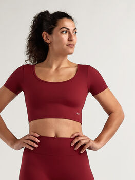 Women's Workout Cropped Bra Top: Bien Être