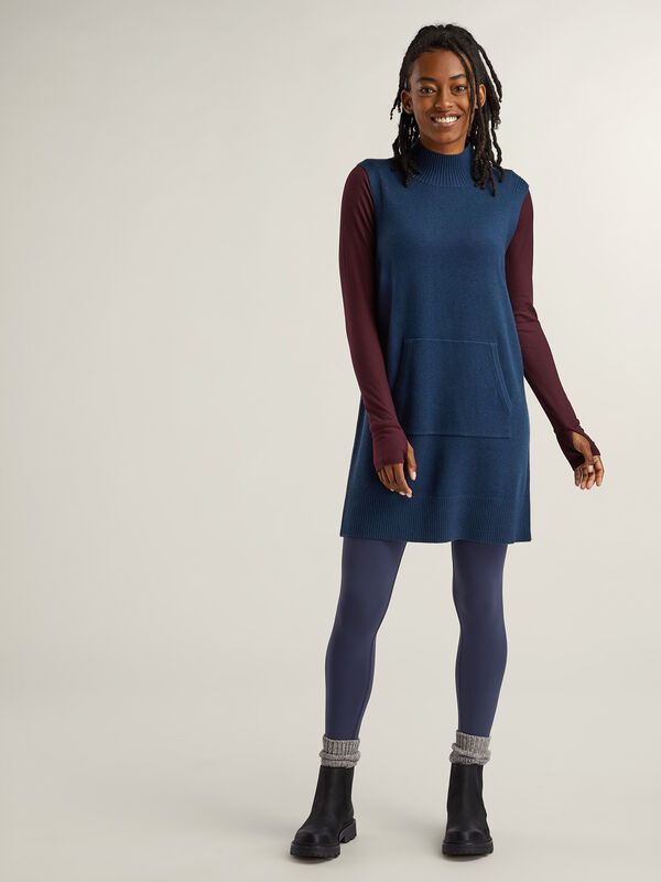 Women's Merino Wool Blend Sweater Dress: Jenner