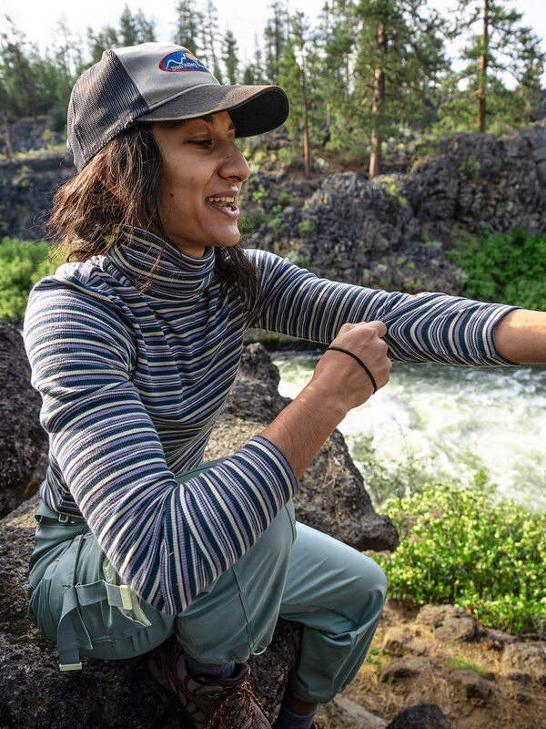 Women's Long Sleeve Ribbed Turtleneck: Headlands