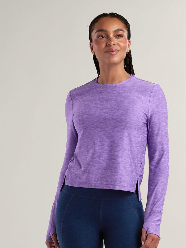 Women's Workout Top: Two-a-Day Long Sleeve T Shirt