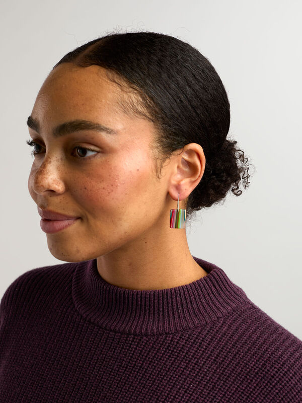 Surf Gems Sustainable Jewelry: Medium Earrings