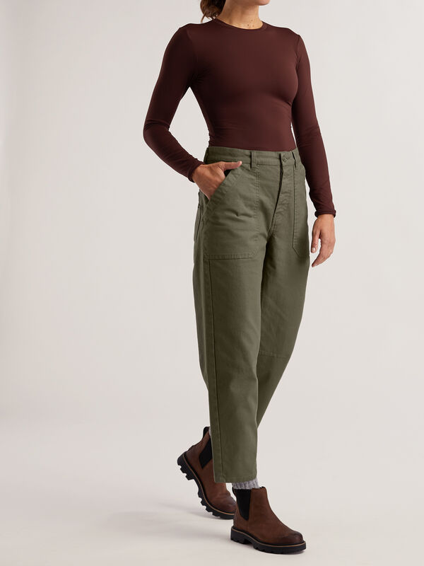 prAna Women’s Barrel Leg Workwear Bishop Pants