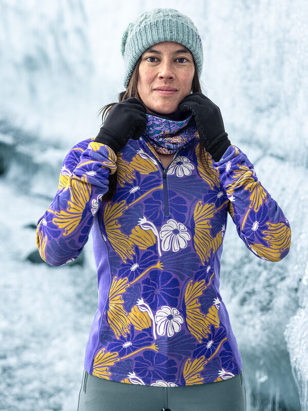 Wild Rye Women’s Bassett 1/4 Zip Merino Base Layer Top