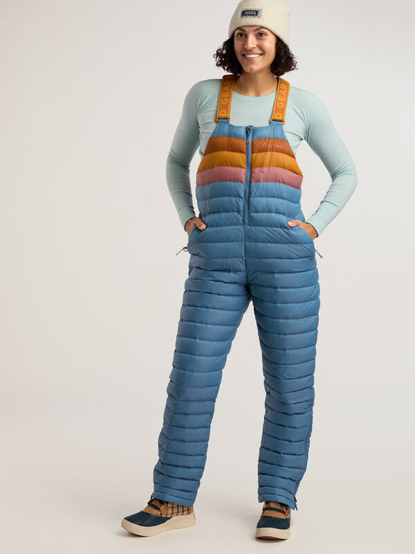 Women's Cotopaxi Down Overalls Fuego