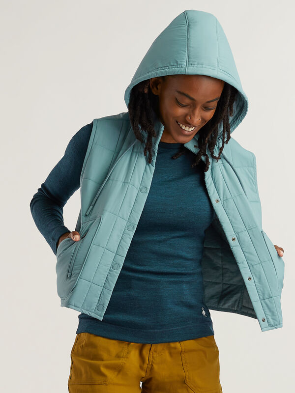 Women's Lightweight Quillted Vest: Pinyon