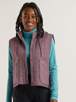 Women's Lightweight Quillted Vest: Pinyon