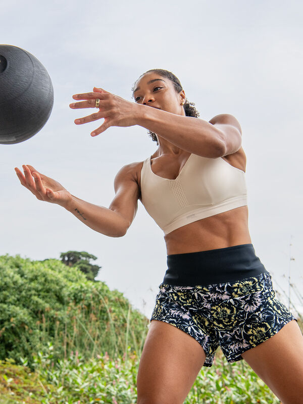 Oiselle High Waist 4" Obsession Running Shorts