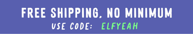 free shipping no minimum with code elfyeah