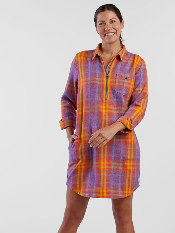 Toad&Co Flannel Shirtdress: Plaiditude