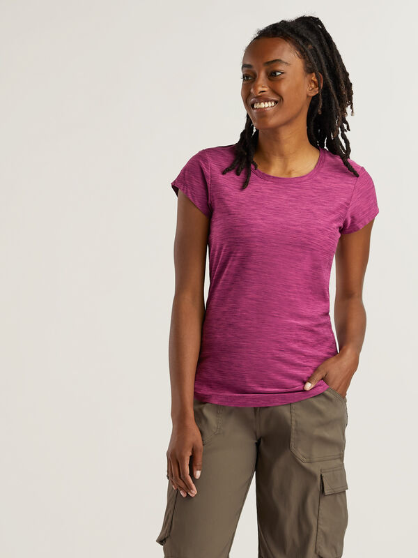 Ruched T Shirt Short Sleeve Grace