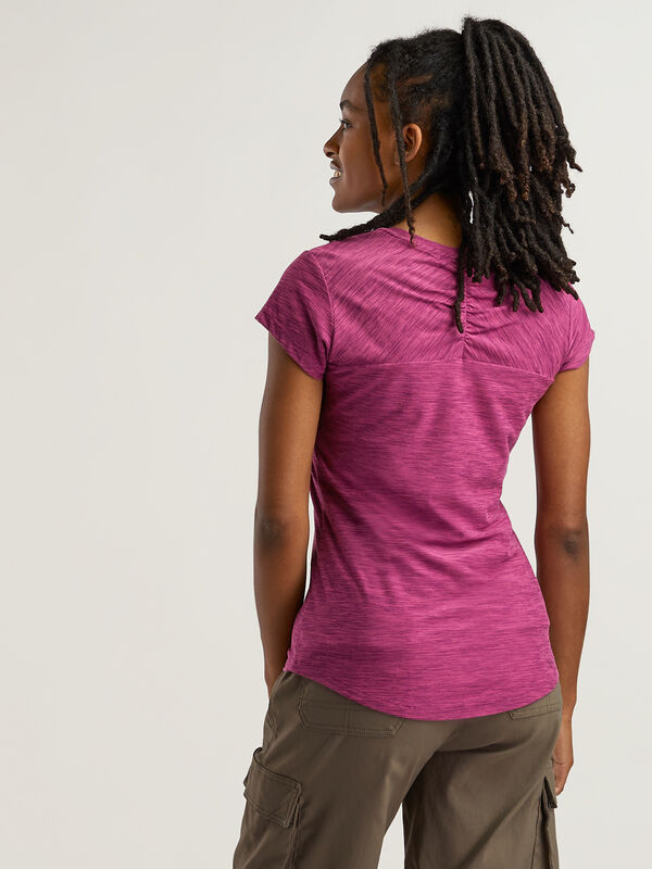 Ruched T Shirt Short Sleeve Grace