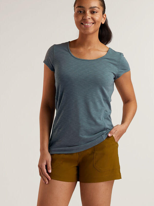 Women's Short Sleeve Tee Henerala Solid